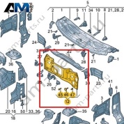 Перегородка Volkswagen id-Buzz 2023-2024 1N3803281