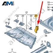 Соединительный элемент Audi A6 (C8) 2019-2024 4K0802135A