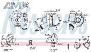 Турбонагнетатель NISSENS (93280) для Volkswagen Touareg I (2003-2010) 3.0TDI