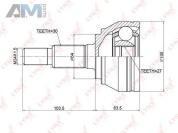 ШРУС наружный LYNX для Touareg 2003-2010 CO-3763