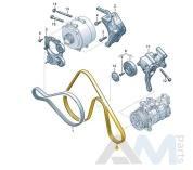 Ремень кондиционера 059260849F Audi Q8 2019-2026 3.0TDI (50TDI) 286 л.с.