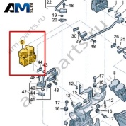 Запорный клапан хладагента Volkswagen id3 2020-2024 1EA816702D