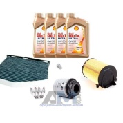 Комплект фильтров для ТО-2 Yeti 1.4TSI с маслом Shell 0W30