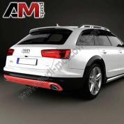 Оригинальная защита заднего бампера Audi A6 C7 ALL-ROAD 4G9807835