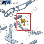 Дефлектор пространства для ног VAG 2G1819152A