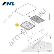 Стекло люка спереди Porsche Macan (2014-2018) 95B877055E9B9