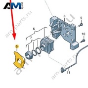 Накладка Audi Q8 e-tron 2024-2024/Audi e-tron 2019-2023 4KE980295