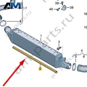 Уплотнение Audi A6 (C7) 2015-2018 4G0145563E