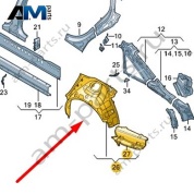 Колесная арка Audi A6 (C8) 2019-2024 4K0809410
