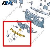 Шумоизоляция водоотводного короба Volkswagen T-Roc Cross 2019-2024 2GM863993A