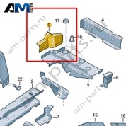 Пластина для лонжерона Volkswagen id-Buzz 2023-2024 1N3804977
