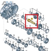 Ведомый вал VAG 02M311205BJ