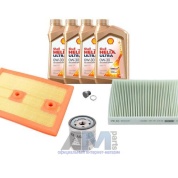 Комплект фильтров для ТО-1/3 Audi Q3 (2011-2018) 1.4TSI с маслом Shell 0W30