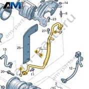 Масляная трубка VAG 06K145778AS