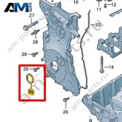 Манжетное уплотнение VAG 0XW103085