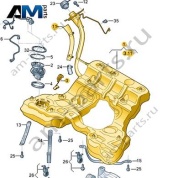Топливный бак Audi A8 (D5) 2018-2024 4N0201075CG