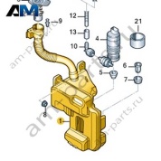 Бачок стеклоомывателя VAG 5QD955453C Skoda 2019-2026