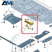 Опора Volkswagen id3 2020-2024 1EA825117