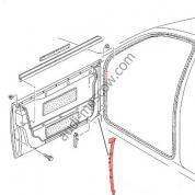 Уплотнитель двери наружный левый Ауди А6 (C5) 4B0837701C