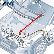 Трос замка капота Audi Q8 e-tron 2024-2024/Audi e-tron 2019-2023 4KR823535B