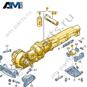 Передняя главная передача VAG 0D4409505B