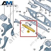 Водоотводящий короб Volkswagen id3 2020-2024 1EA805277