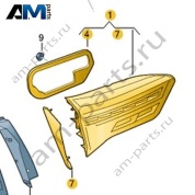 Светодиодный задний левый фонарь Volkswagen T-Roc Cabrio 2020-2024 2GR945093