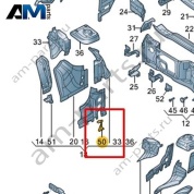 Кронштейн расширительного бачка Volkswagen id-Buzz 2023-2024 1N3121409
