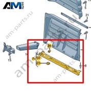 Поперечина перегородки, сквозная Volkswagen id-Buzz 2023-2024 1T5861247A