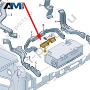 Воздушный трубопровод Audi A7 (4K) 2019-2024 4K8864079A