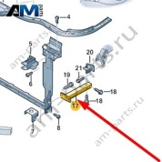 Лонжерон Audi A8 (D5) 2018-2024 4N0806064D