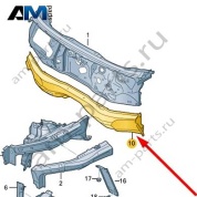 Замыкающая панель Audi Q8 e-tron 2024-2024/Audi e-tron 2019-2023 4KE802755A