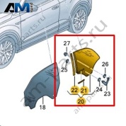 Боковое стекло Volkswagen T-Roc Cabrio 2020-2024 2GC845300