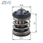 Термостат системы охлаждения (GATES) TH47487G1 для BMW 1 серия (F20) 2010-2015 120d