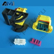 Корпус плоского разъема с фиксатором контактов Audi A8 (D5) 2018-2024 4N0973050