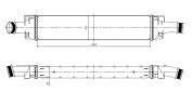 Интеркуллер NRF (309046) на Audi A4 (B9) Рестайлинг 2.0TFSI