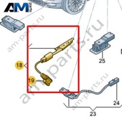 Светодиодный фонарь (справа) Volkswagen T-Roc 2018-2024 2GA919416