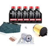 Набор для ТО-2 Volkswagen Caddy 2.0 TSI с маслом Motul 5W30