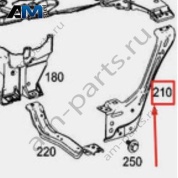 Суппорт фары правый A2316202314 для Mercedes SL-class R321