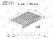Салонный фильтр комплект из двух фильтров LAC1204C (LYNXauto) для автомобилей MB
