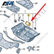 Держатель Audi A8 (D5) 2018-2024 4N0813693B