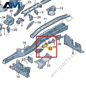 Соединительный элемент Volkswagen id-Buzz 2023-2024 1N3803688