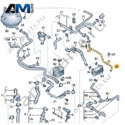 Трубопровод системы охлаждения Volkswagen Tiguan 2.0TDI 5K0121070C