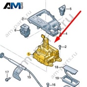 Механизм переключения передач Audi Q7 (4M) 2016-2024 4M1713041D