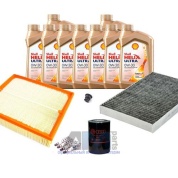 Комплект фильтров для ТО-2/4 Audi A6 (С5) 1.8T с маслом Shell 0W30