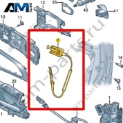 Трос замка передней двери Volkswagen T-Roc Cross 2019-2024 2GM837017A