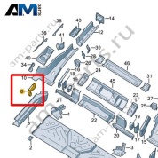 Перегородка Volkswagen id3 2020-2024 1EA802134
