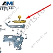 Крышка Audi Q7 (4M) 2016-2024 4M0807749C