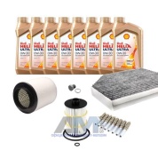 Комплект фильтров для ТО-2/4 Audi A8 (D4) 4.0TFSI с маслом Shell 0W30