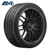 Литой диск задний R19 черный матовый Mercedes C-class W205 A20540160007X71